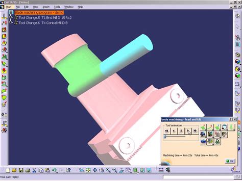 catia multi axis machining